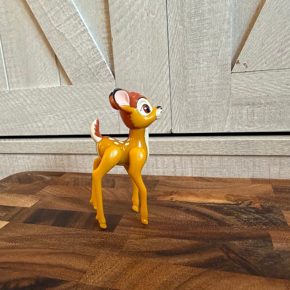 vintage Disney Bambi plastic figurine poseable